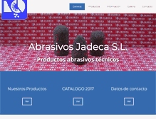 Tablet Screenshot of abrasivosjadeca.com